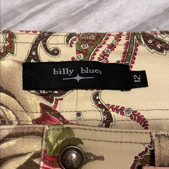 Floral Paisley Print Pants - Picture 6 of 6